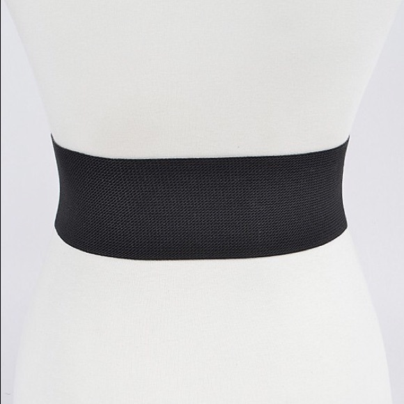 Western Triple Buckle Elastic Corset Statement Belt - Picture 6 of 8